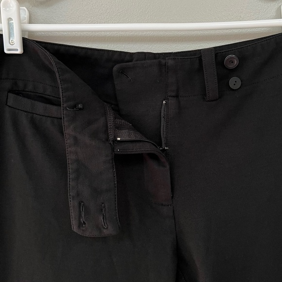 Eileen Fisher Tab Waist Heavyweight Rayon Knit Trouser in Black - Picture 4 of 6